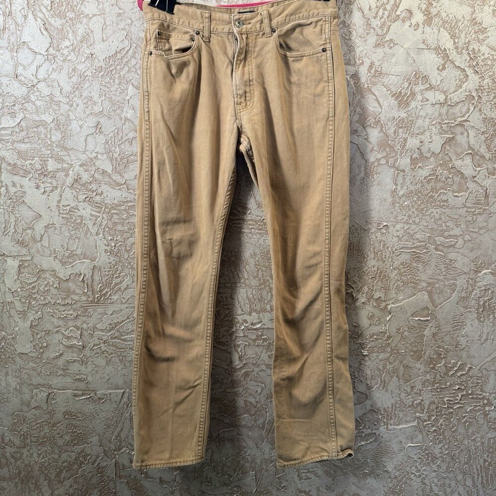 J.Crew The Sutton Men’s Slim Fit Pants 31x32 Khaki Tan Stretch Cotton Jeans